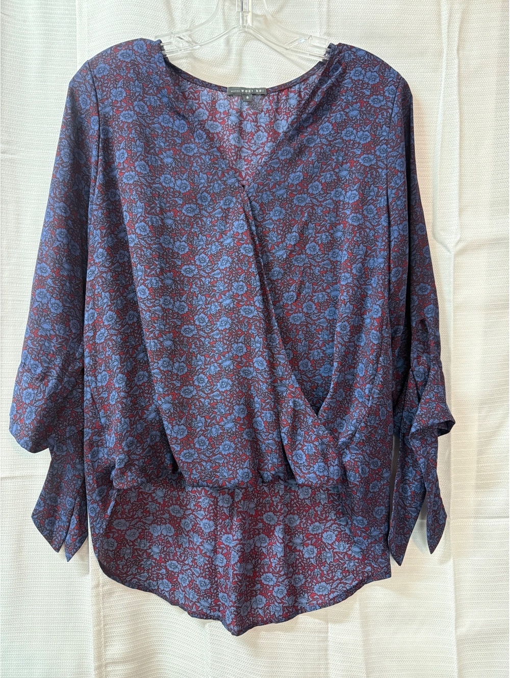 West Kei Women's Floral Print Blouse Size Small